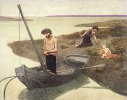 Pierre Puvis de Chavannes The Poor Fisherman oil painting image